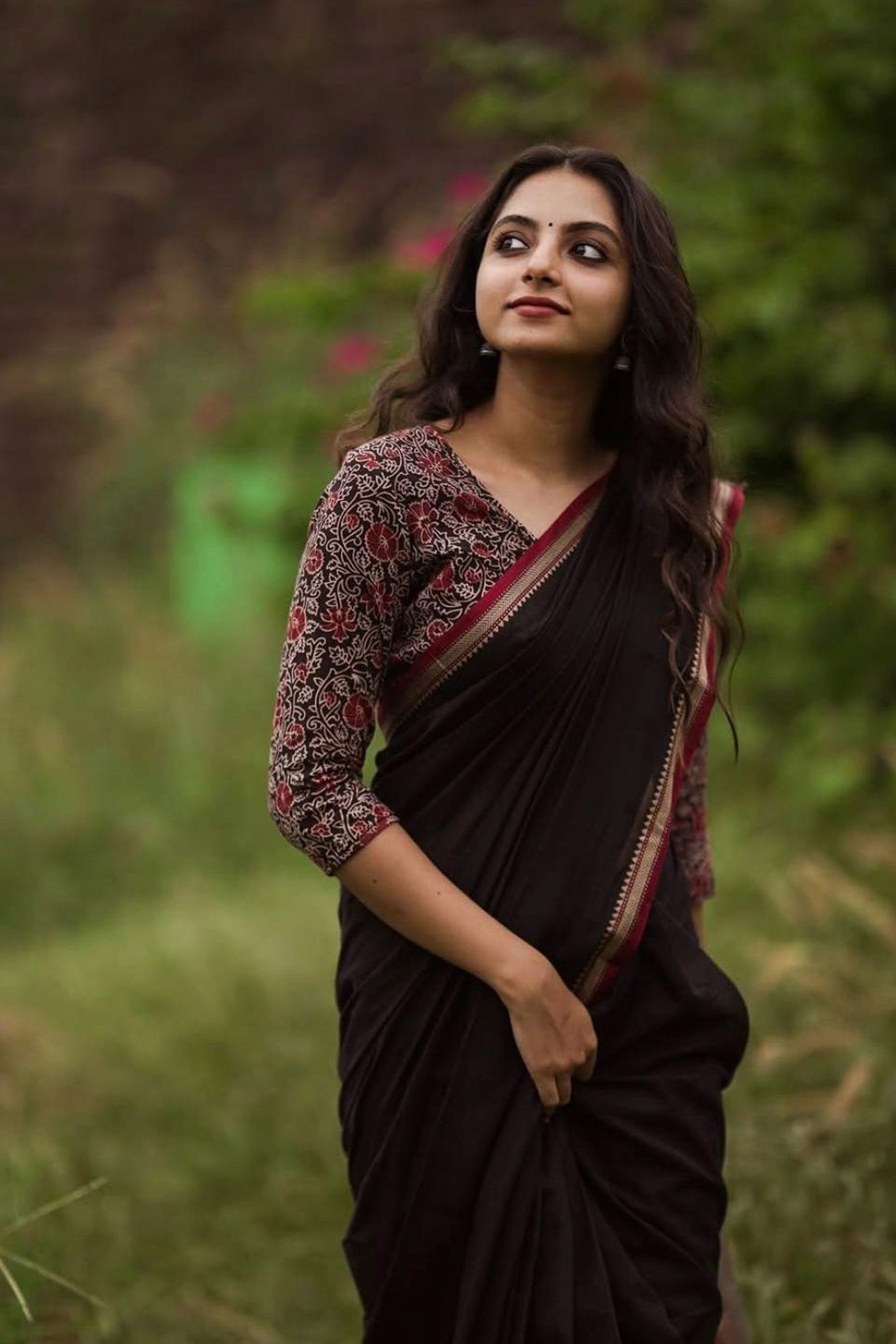 Narayanpet Black Saree