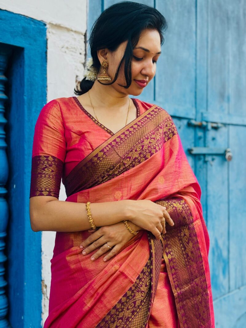 Banarasi Raga Tissue Handwoven saree1