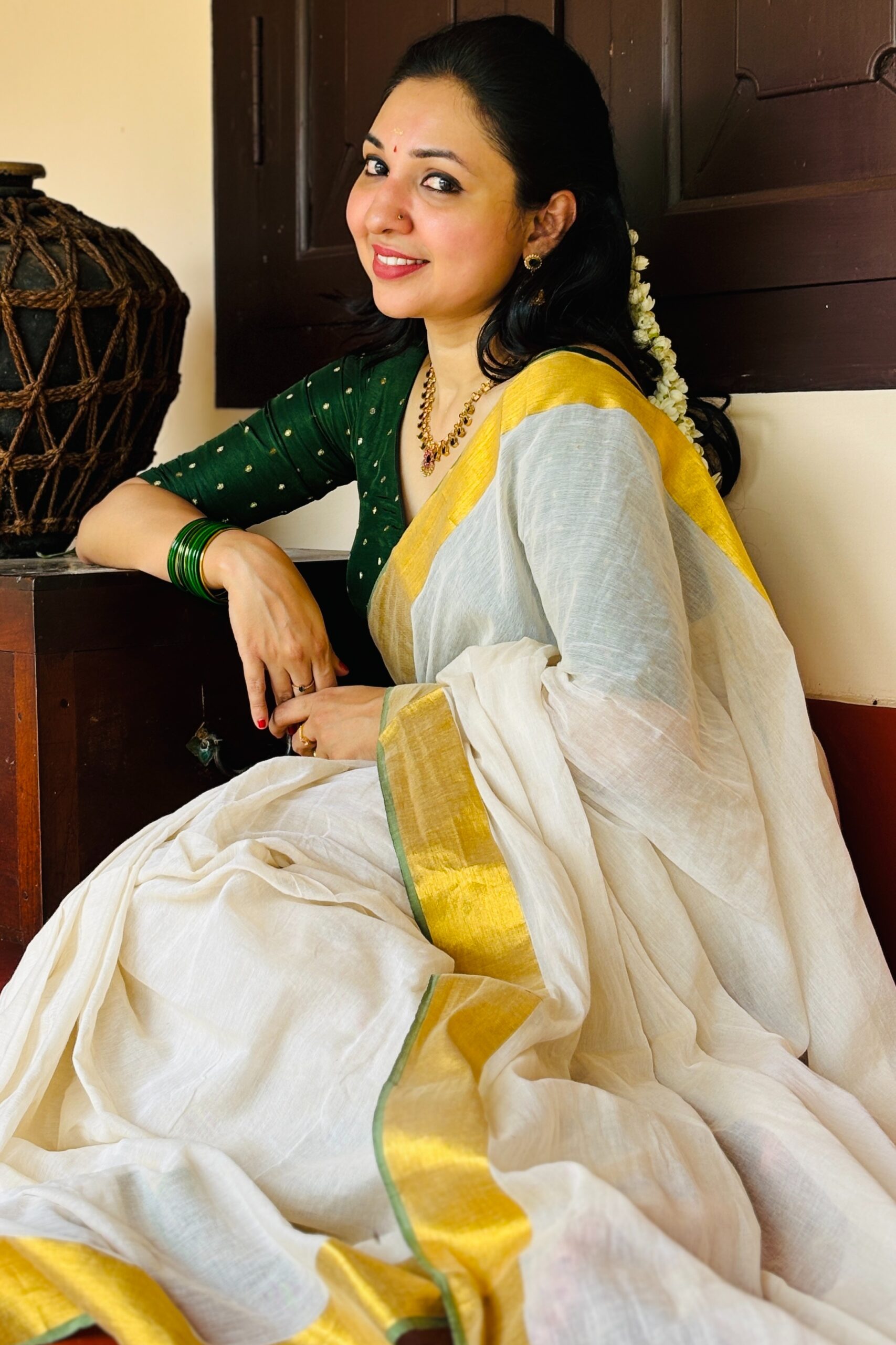 Mul Cotton Kerala Saree