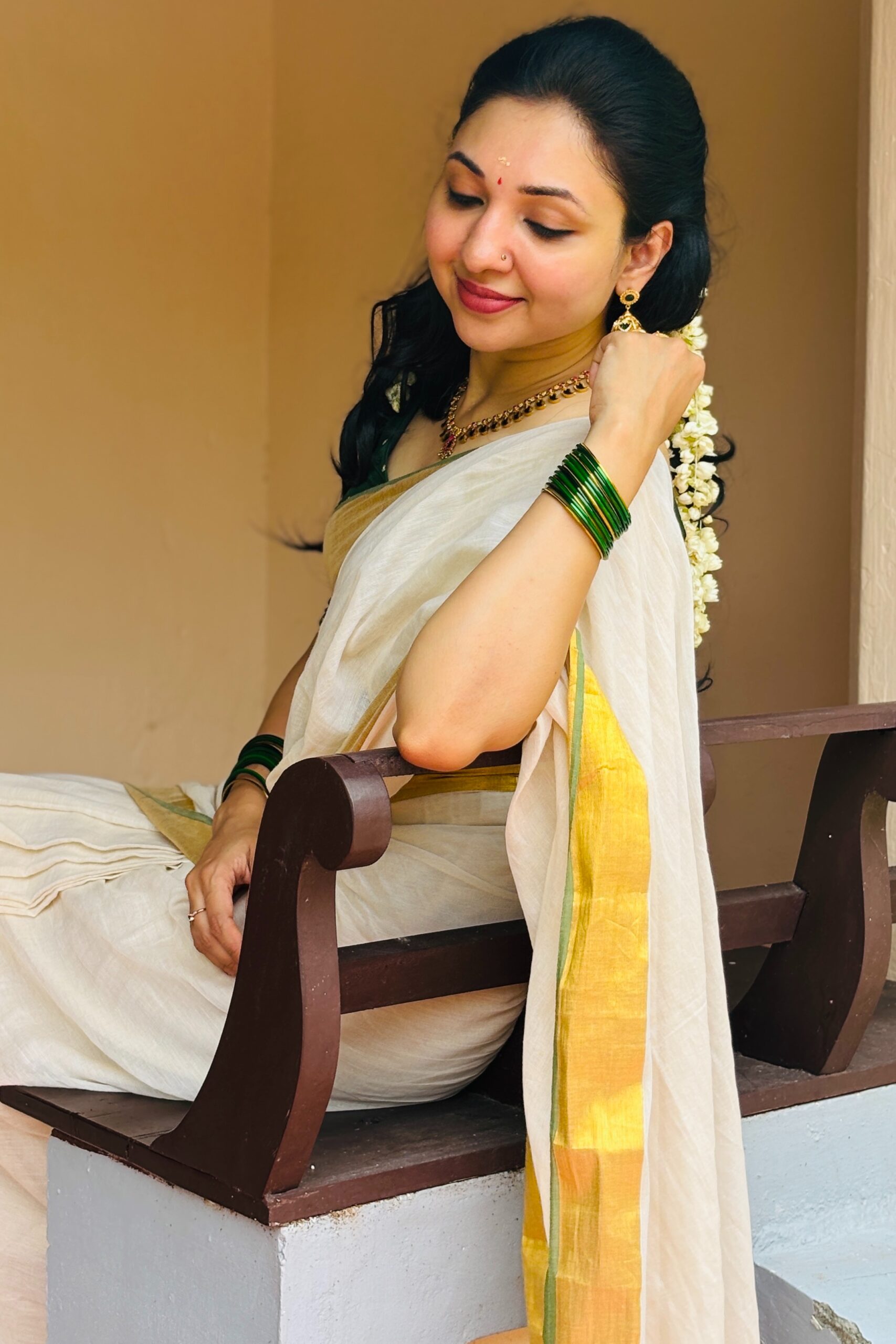 Mul Cotton Kerala Saree