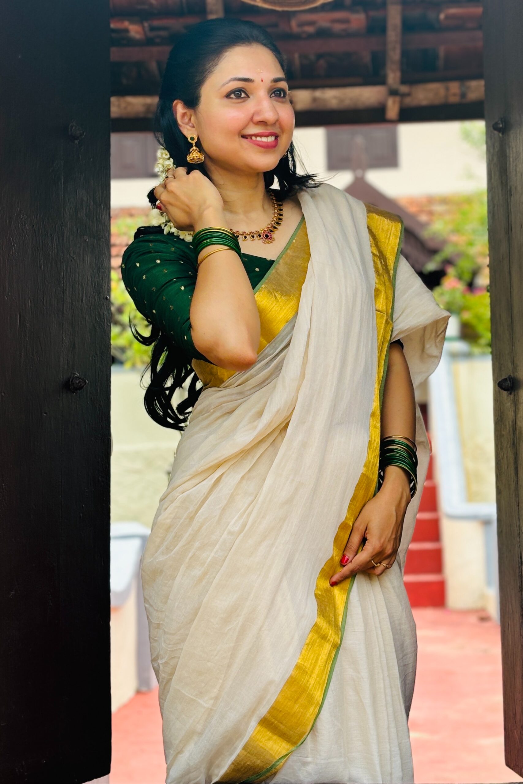Mul Cotton Kerala Saree
