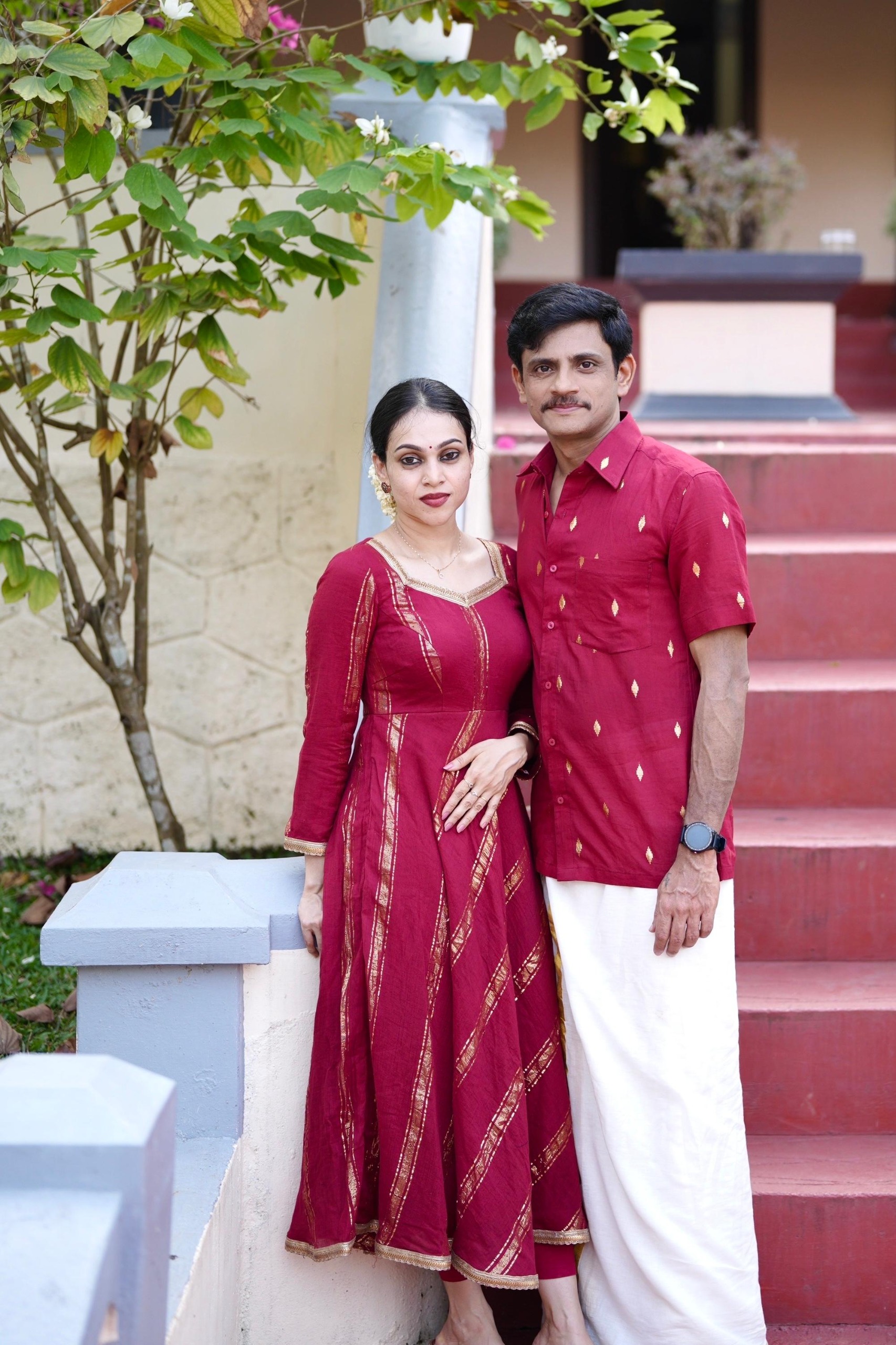 Mal Cotton Lurex Couple Combo